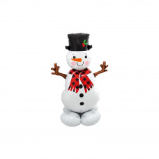 Airloonz Snowman foil balloon 140 cm (Only for Air)