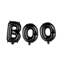 BOO Halloween Guirlande Folie ballon bogstaver H 14" / 35 cm flere farver (KUN til luft)