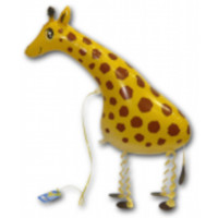 Giraffe walking foil balloon 28" (without helium)