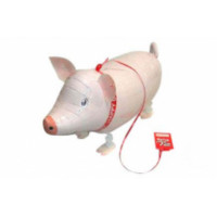 Pig walking foil balloon 25" (without helium)