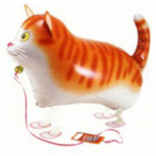 Cat walking foil balloon 24" (without helium)