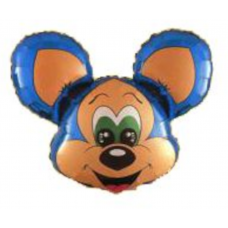 Macho Mouse Blue figure foil balloon 28" / 70 cm (without helium)