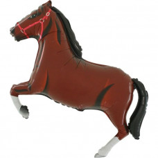 Horse figure foil balloon 36" / 80 cm (without helium)