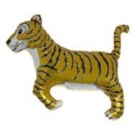 Tiger figur folie ballon 33" / 80 cm (uden helium)