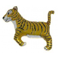 Tiger figure foil balloon 33" / 80 cm (without helium)