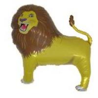 Lion figure foil balloon 35" / 80 cm (without helium)