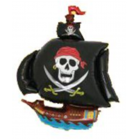 Pirate Ship figure foil balloon 31" / 70 cm (without helium)