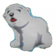 Polar Bear figure foil balloon 28" / 70 cm (without helium)