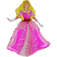 Princess Dress figure foil balloon 28" / 70 cm (without helium)
