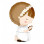 Konfirmand figur folie: Pige