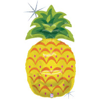 Ananas figur folie ballon 30" / 70 cm (uden helium)