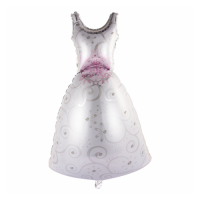 Bride / Wedding Dress figure foil balloon 40" / 100 cm (without helium)