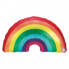 Rainbow figure foil balloon 36" / 80 cm (without helium)