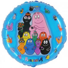 Barbapapa Family round foil balloon 21" / 45 cm (without helium)