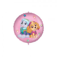 Paw Patrol Skye Everest Pink round foil balloon 18" / 40 cm (without helium)