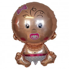 The Girl Baby figure foil balloon 20" / 50 cm (without helium)