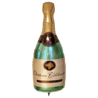 Chateau Celebration Champagne Bottle 36" / 90 cm foil balloon (without helium)