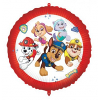 Paw Patrol round foil balloon 18" / 40 cm (without helium)