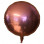 Folie rund 36"/80cm: Rosa guld