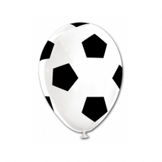 Football/Soccer 12" / 30 cm pastel latex balloon