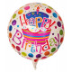 Foil balloons with standard print