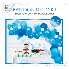Balloon Deco Half Arch Kit Blue 4 m