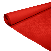 Borddug Rød i papir på 1,19 x 8 m