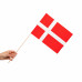 Flag Dannebrog on wooden stick (10 pcs)