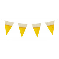 Flag Garland 10 m with 20x30 cm Beer flags