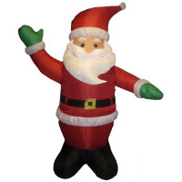 Julemand med Lys og blæser (H: 175 cm)