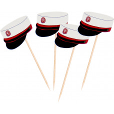 Cake Flag with Student Hats (30 pcs)