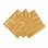 Servietter 16x16: Guld
