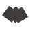 Servietter 16x16: Sort
